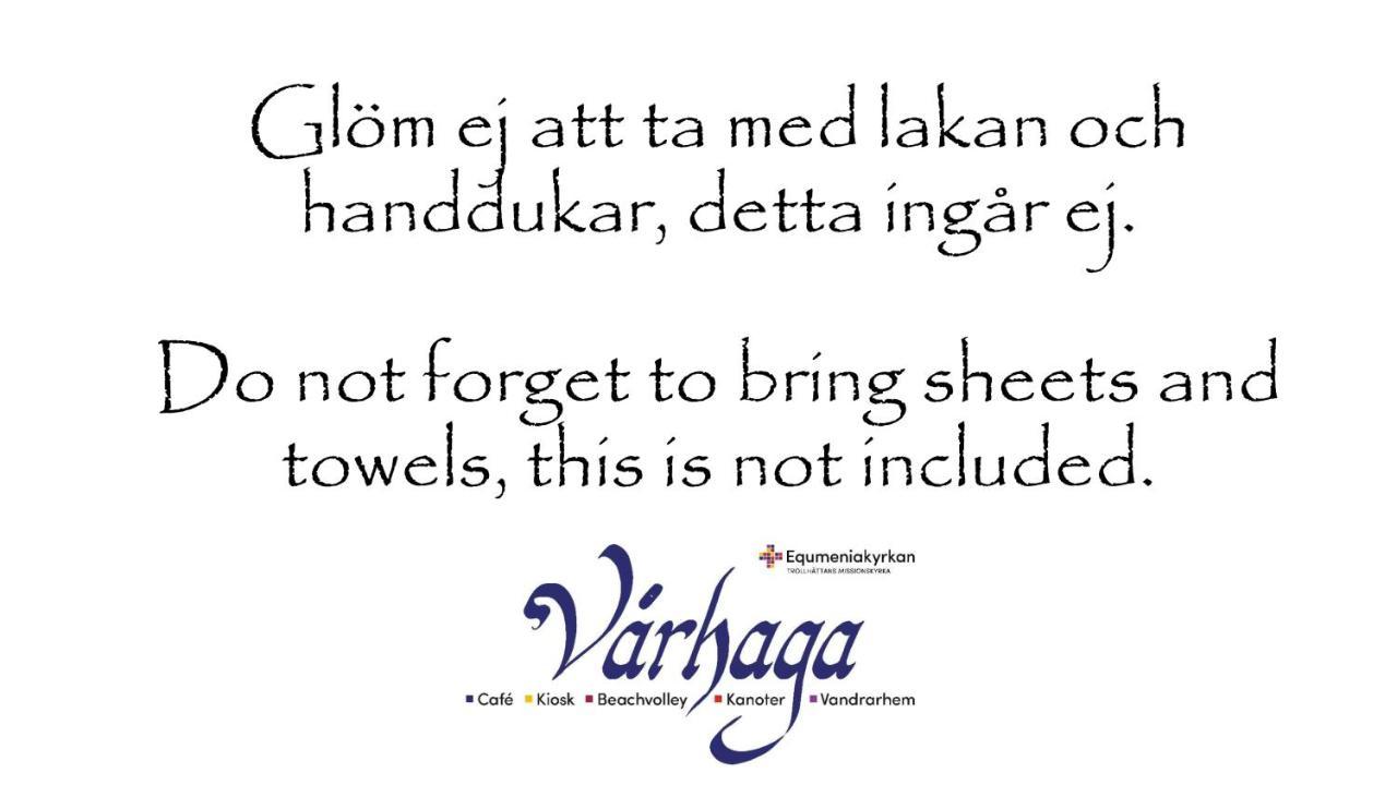 Varhaga Vandrarhem Sjuntorp Kültér fotó